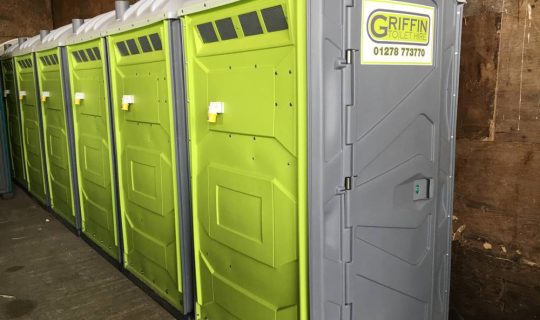Site toilet hire for Burnham on Sea area with Griffin Toilet Hire
